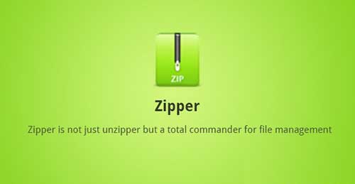 برنامه فشرده ساز Zipper