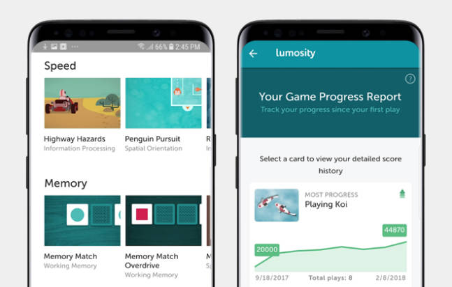 بهترین بازی های فکری اندروید: Lumosity