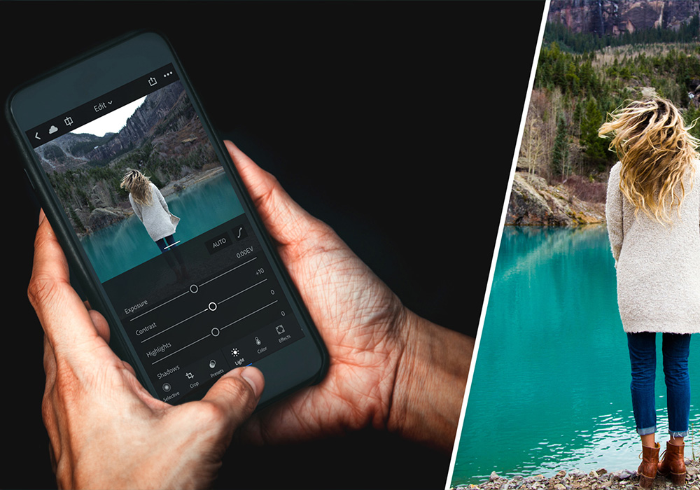 Adobe Lightroom برای موبایل
