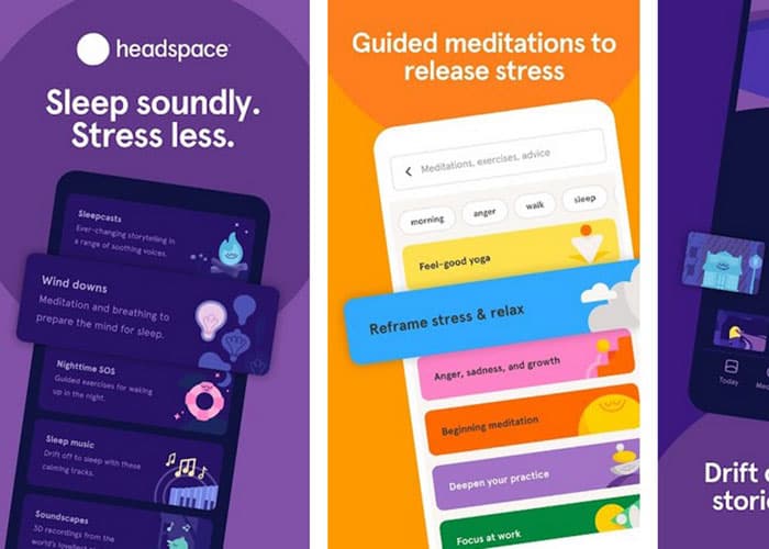 Headspace بهترین برنامه برای خواب و مدیتیشن