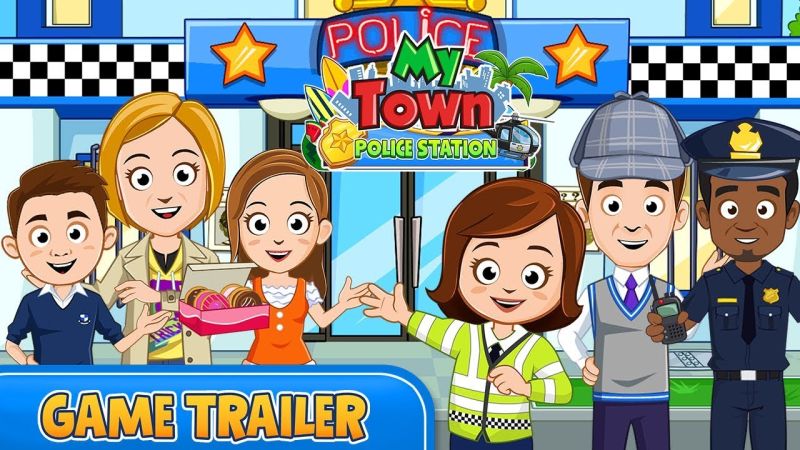 بازی My Town: Police Station؛ در لیست بهترین بازی های آموزشی برای کودکان دبستانی