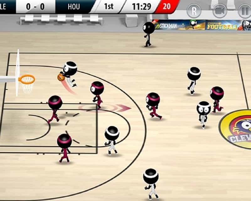 بازی Stickman Basketball 2017