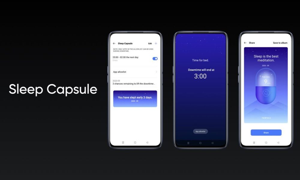 بررسی رابط کاربری Realme UI 2.0: Sleep Capsule