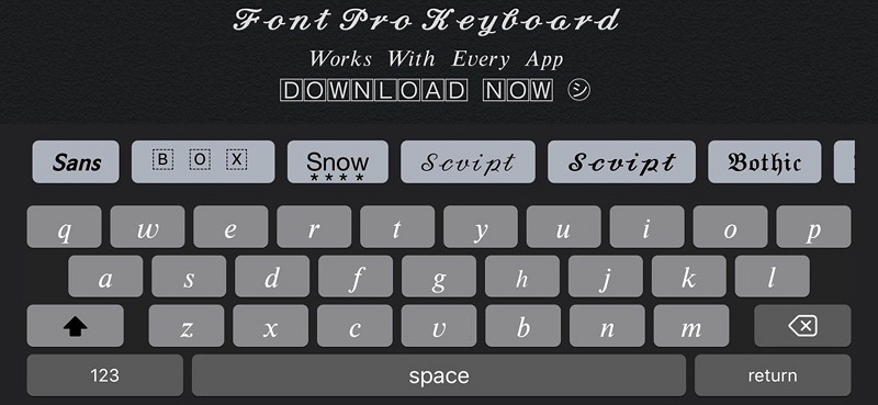 با Fonts Keyboard چگونه فونت اینستاگرام را تغییر دهیم؟