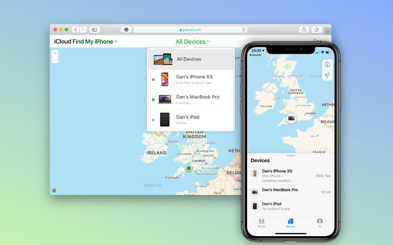 iCloud چیست؛ قابلیت Find My Device