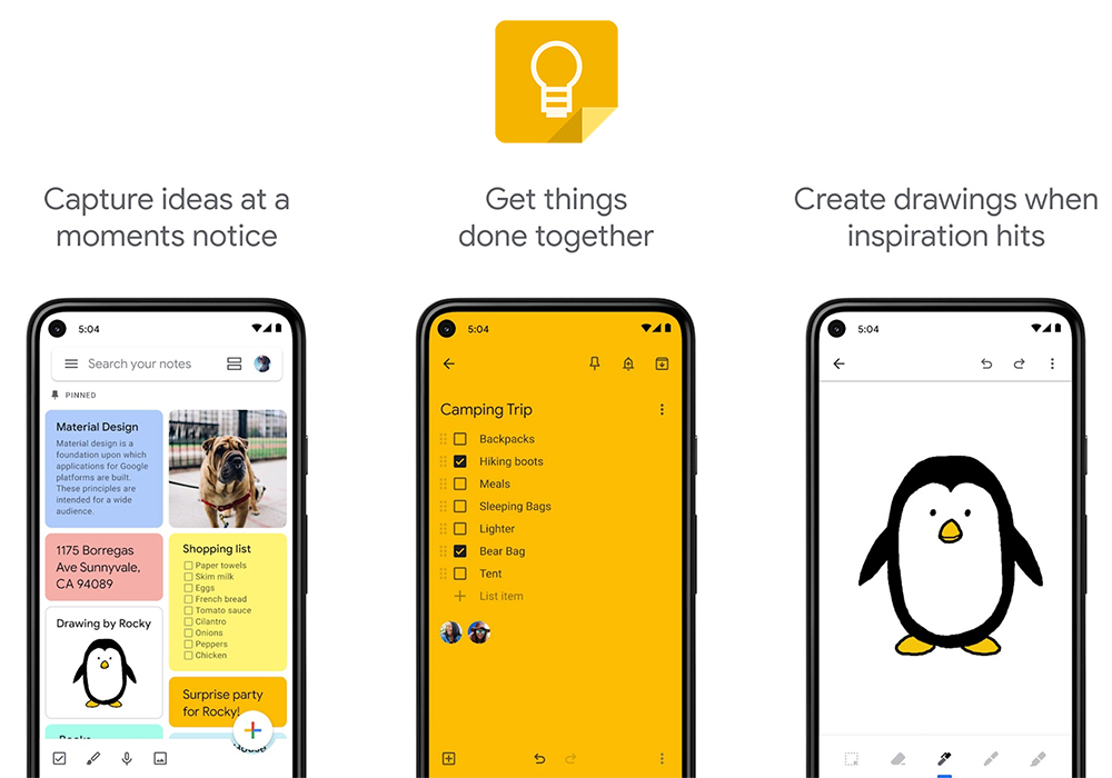 Google Keep Notes